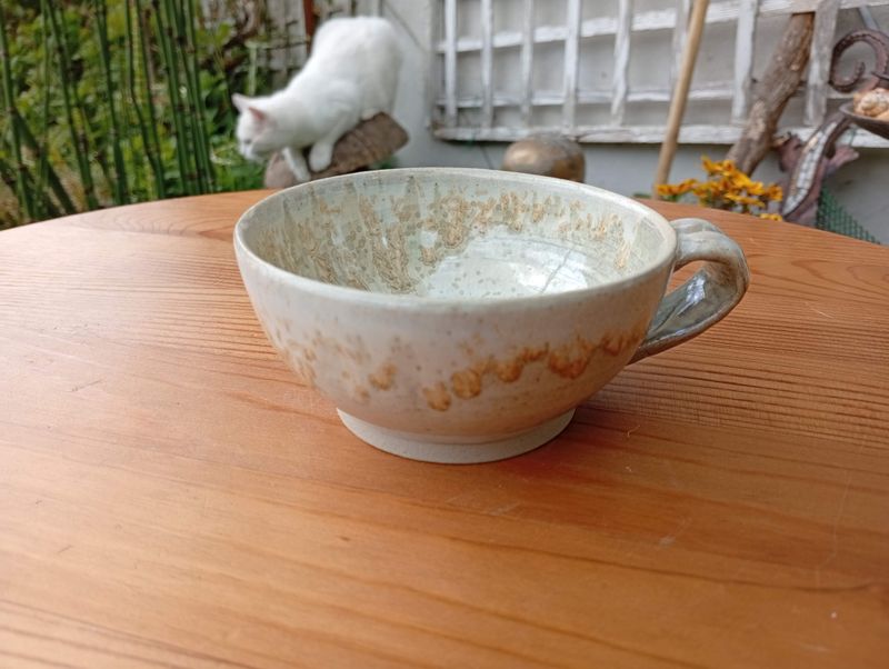 Tasse ansée Foison - Crème Sable