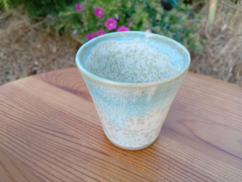 Lot 2 gobelets Lagon - Crème Turquoise