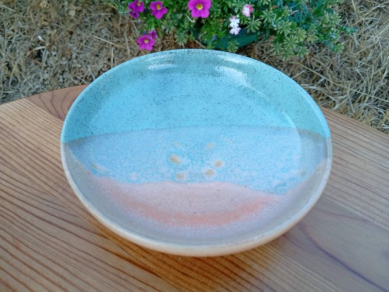 Coupe Plage - Turquoise Orange