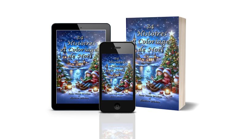 24 Histoires et Coloriages de Noel