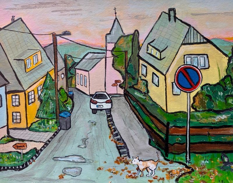 Morgen im Herbst - Sophie Lässig, original