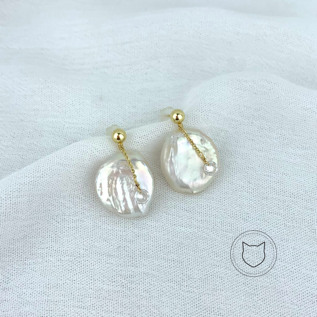 ARETES DE BAÑO DE ORO Y PERLA CULTIVADA AR2197G30