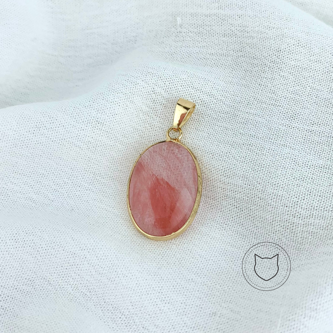 DIJE DE BAÑO DE ORO Y PIEDRA NATURAL DI0654G37