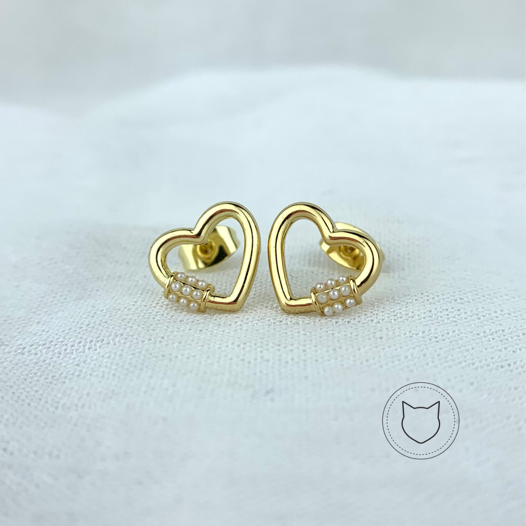 ARETES DE BAÑO DE ORO Y CRISTALES AR2174G31