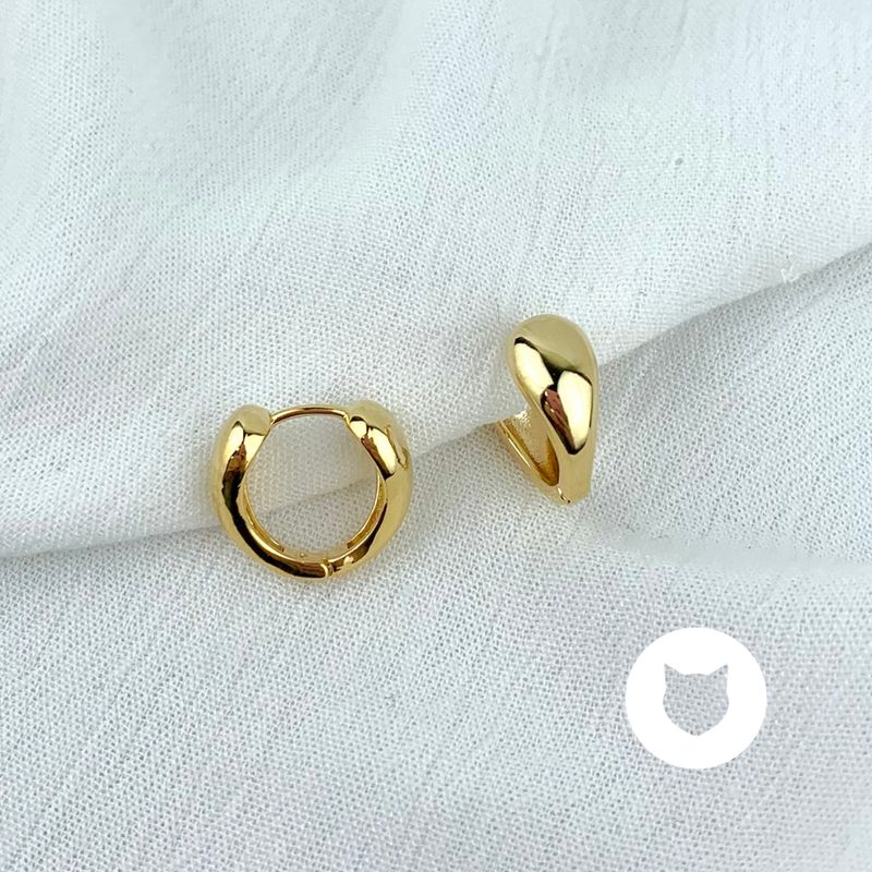 ARGOLLAS DE BAÑO DE ORO  AG1513G34