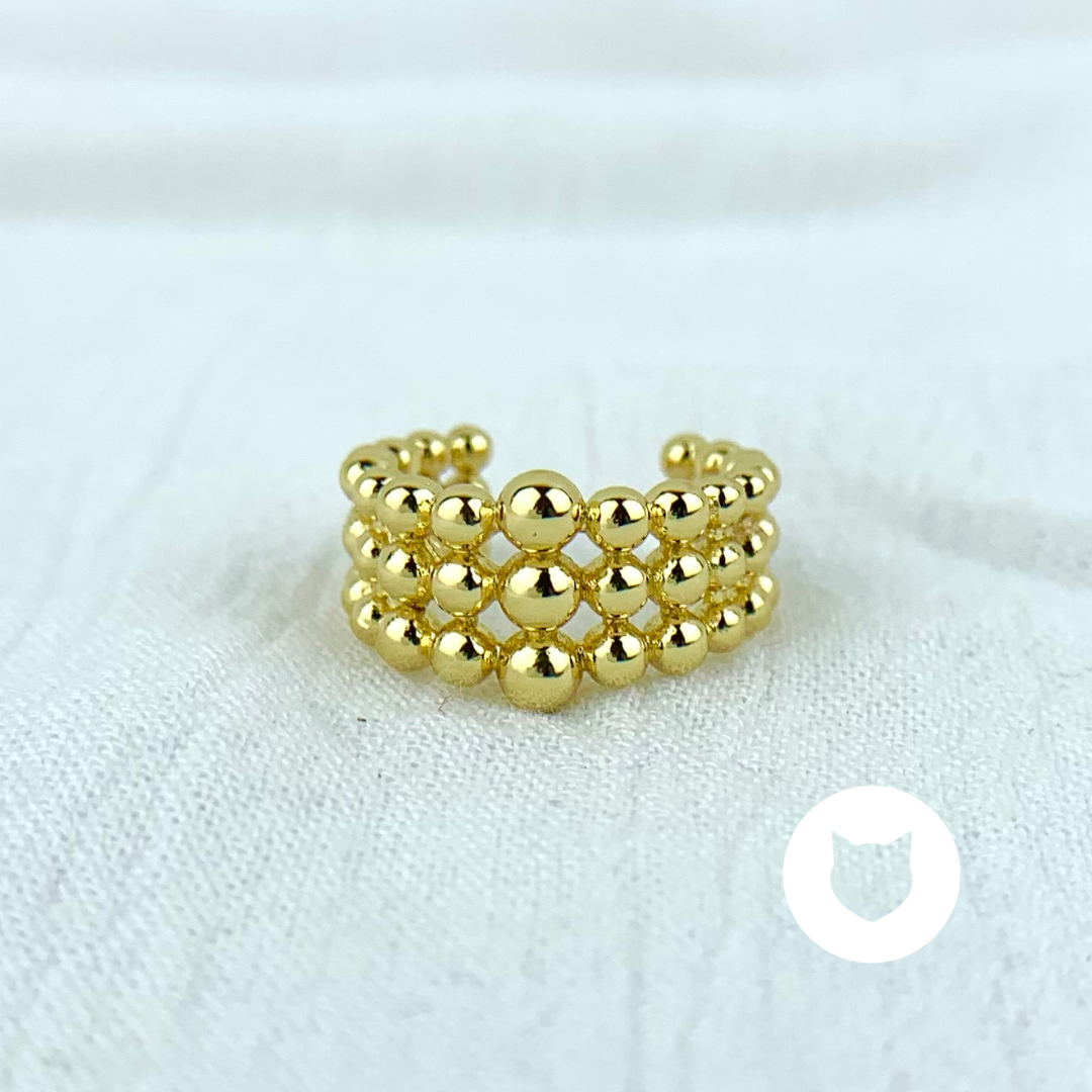 EARCUFF DE BAÑO DE ORO EA0664G45