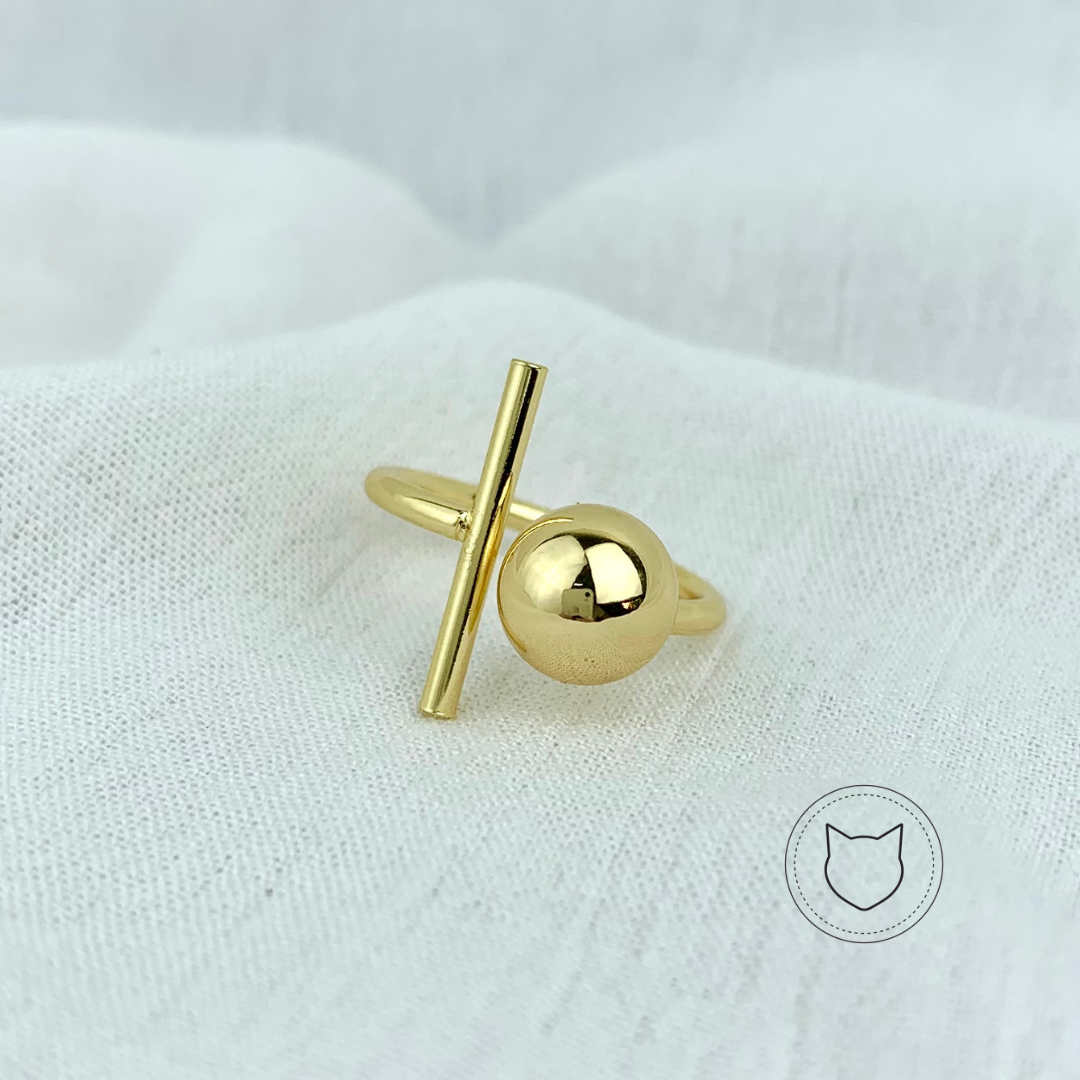 ANILLO DE BA�O DE ORO TALLA 9 AN2929G42