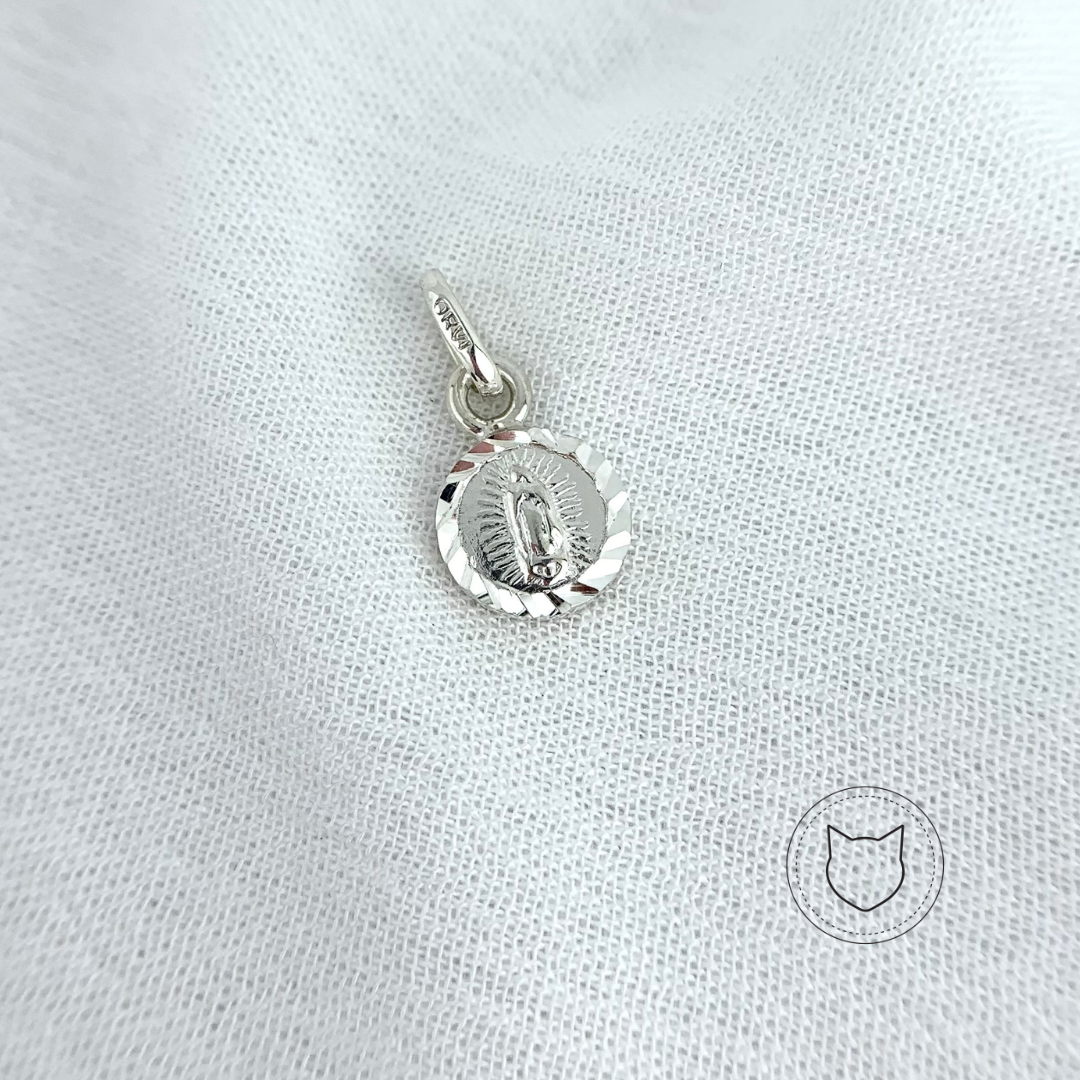 DIJE VIRGEN DE GUADALUPE DE PLATA 925 DI0670M40