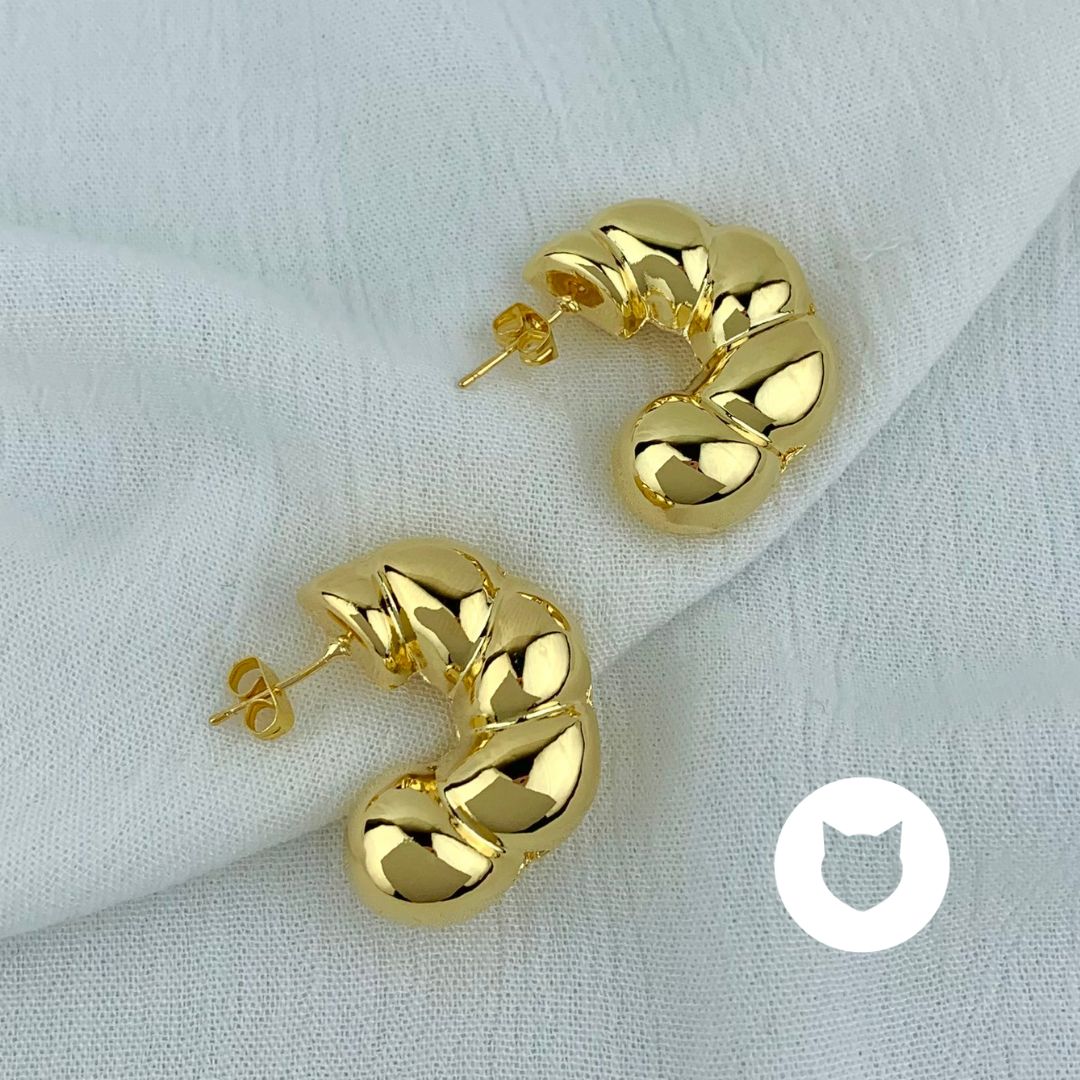 ARGOLLAS DE BAÑO DE ORO AG1491G30