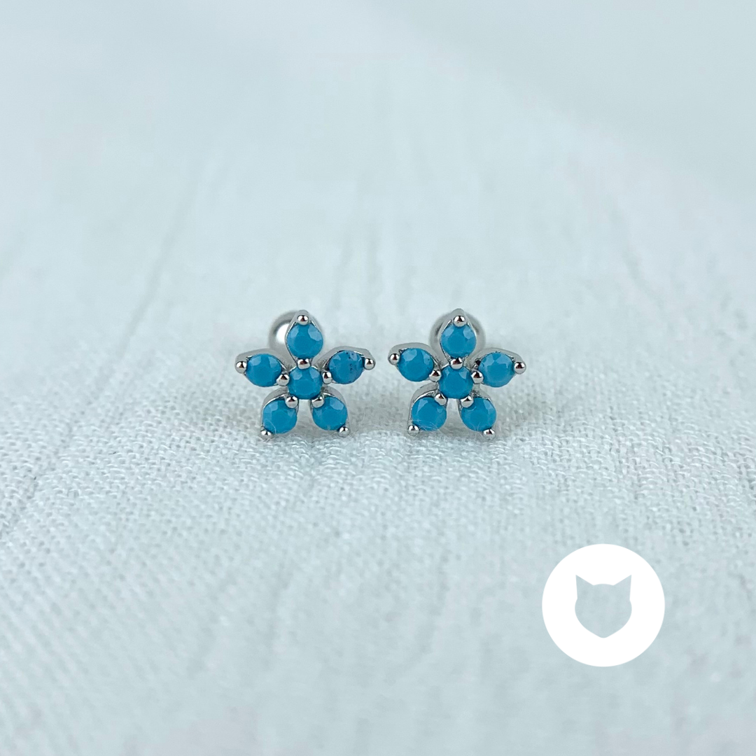 ARETES DE PLATA 925 Y CRISTALES AB0411L25