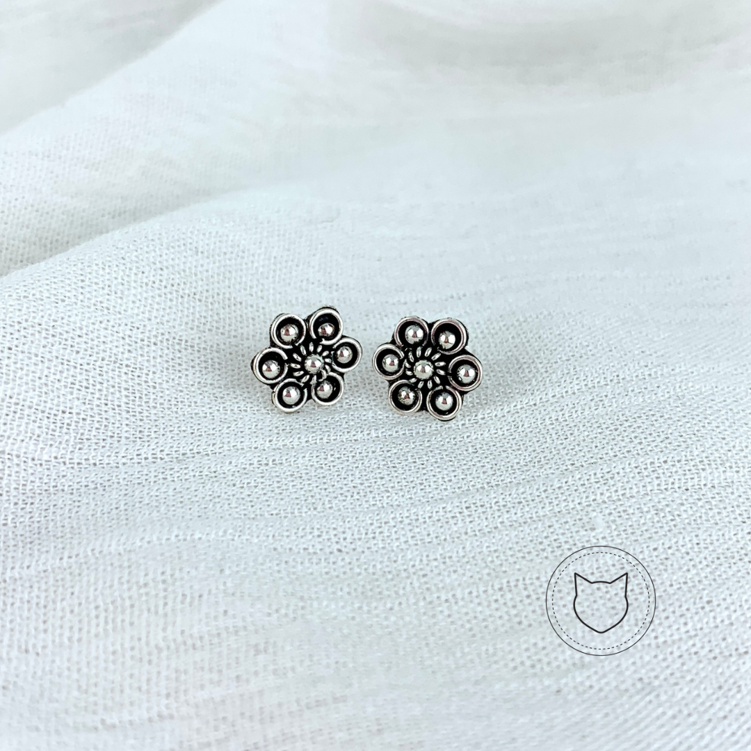 ARETE DE PLATA 925 AÑEJADA AR1132M44