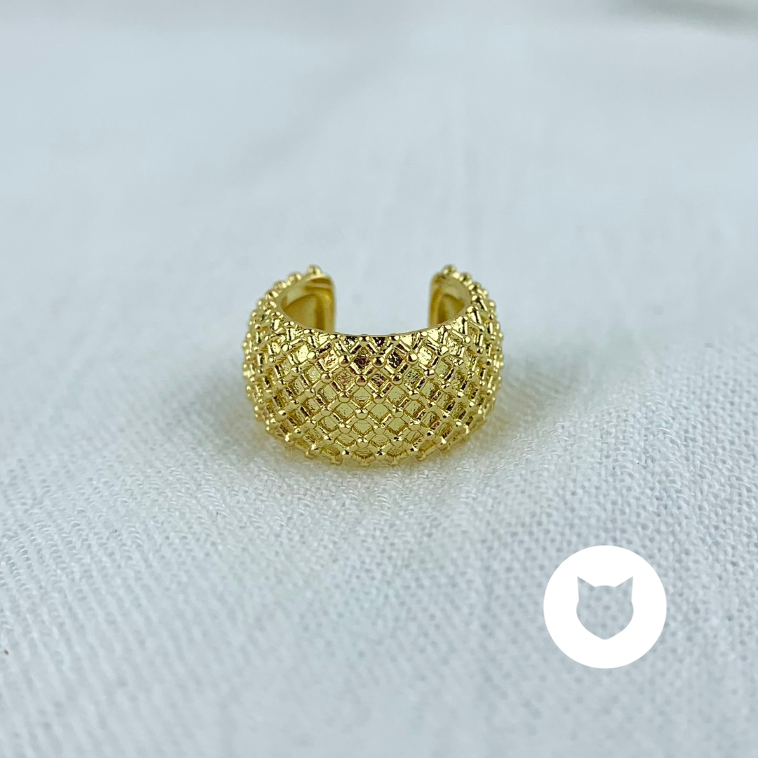 EARCUFF DE BAÑO DE ORO EA0641G45