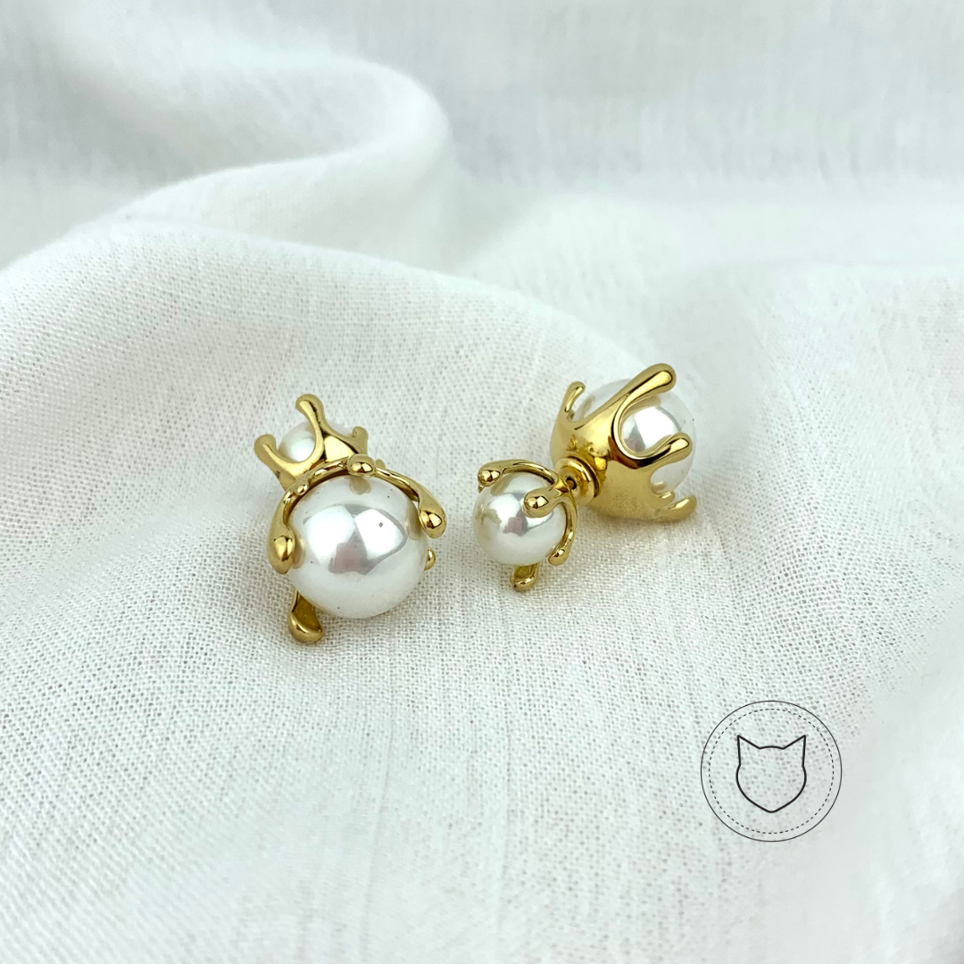 ARETES DE BAÑO DE ORO AR2237G30