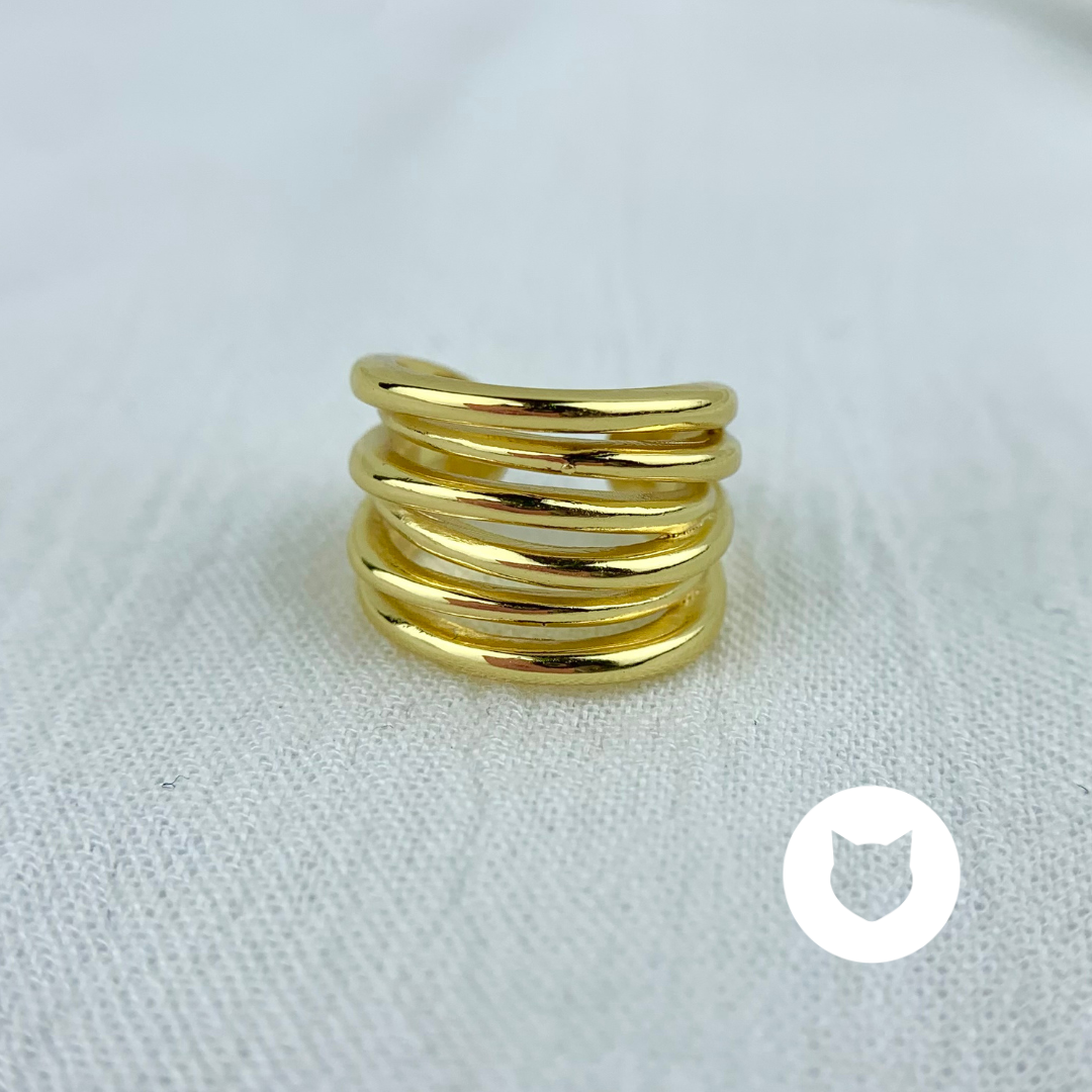 EARCUFF DE BAÑO DE ORO EA0654G42