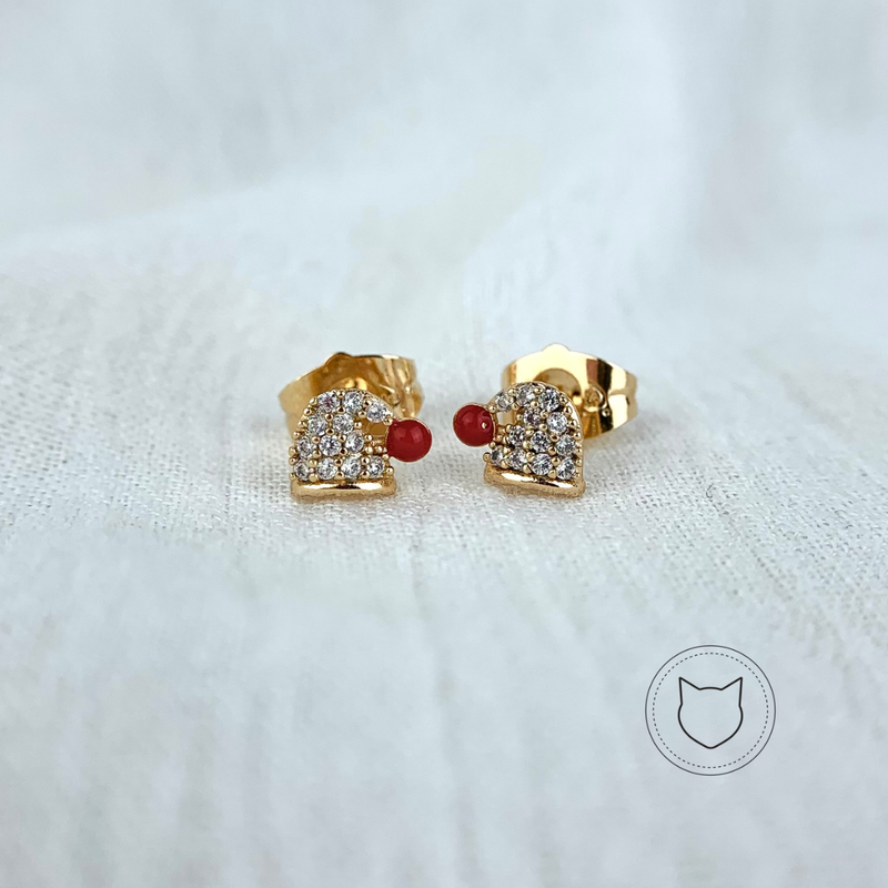 ARETES DE BAÑO DE ORO Y CRISTALES AR1842G30