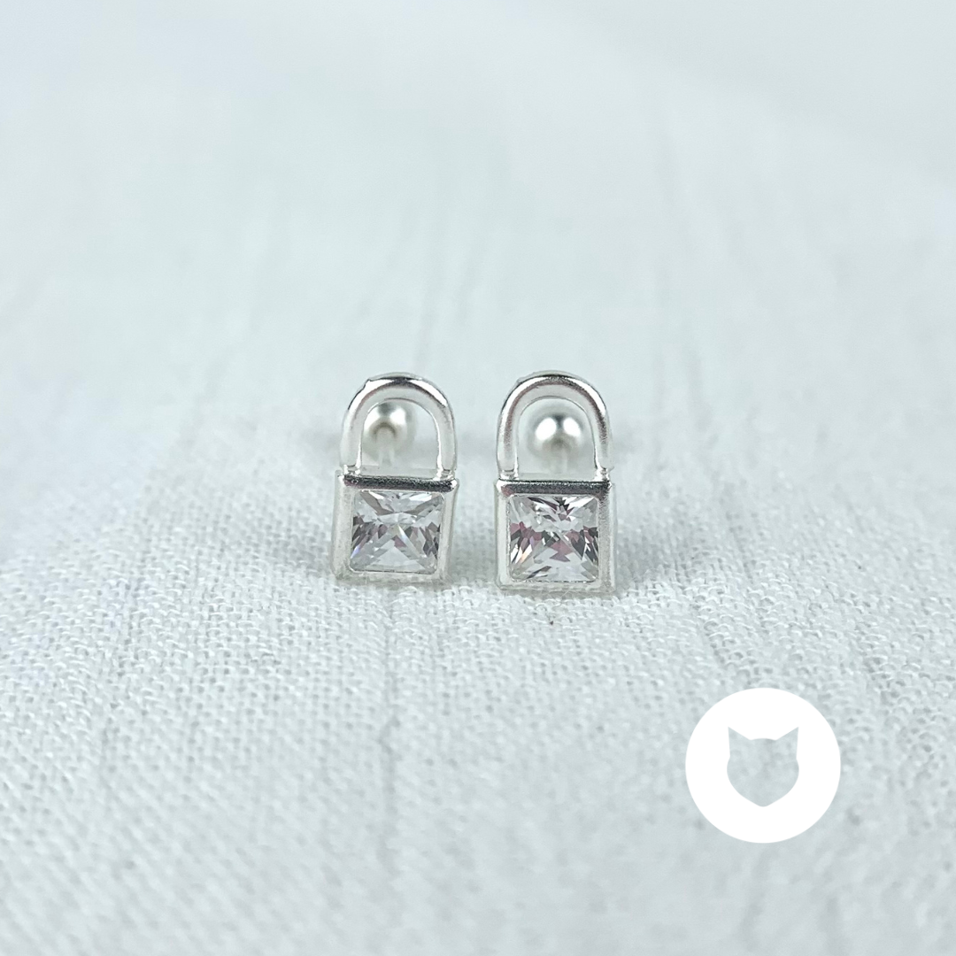ARETES DE PLATA 925 RODINADA Y CRISTALES AB0412L26