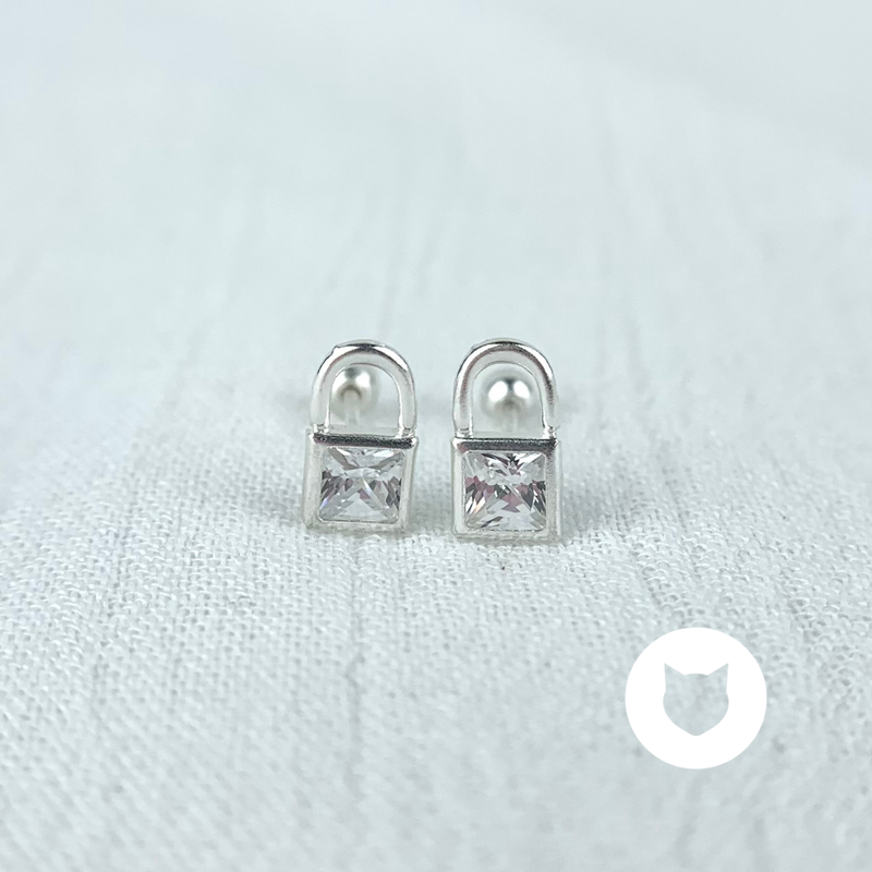 ARETES DE PLATA 925 RODINADA Y CRISTALES AB0412L26