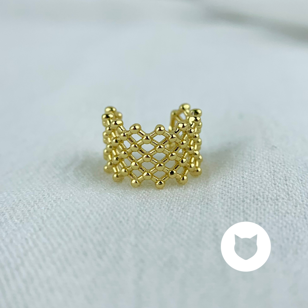 EARCUFF DE BAÑO DE ORO EA0646G37