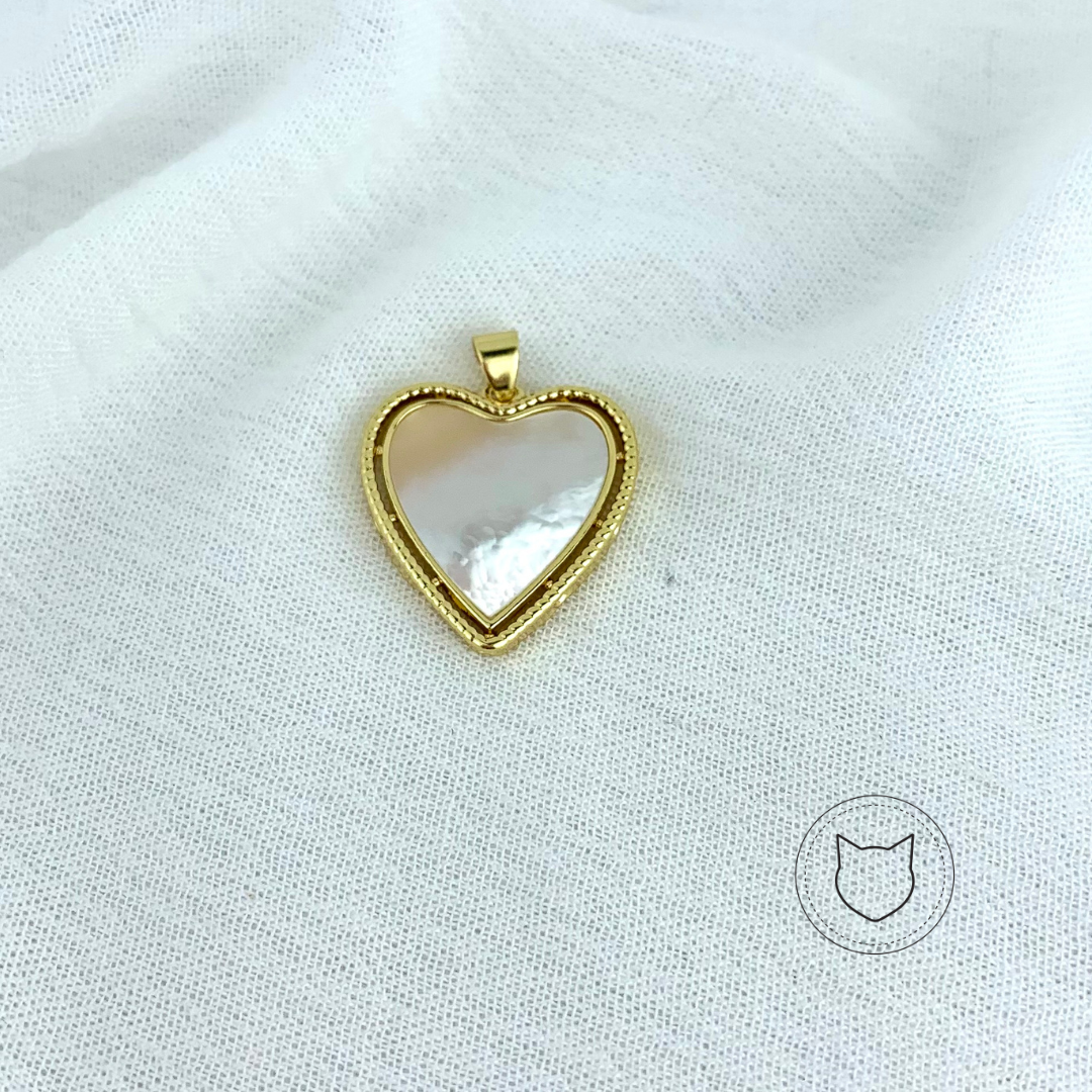 DIJE DE BAÑO DE ORO CORAZÓN DI0695G31