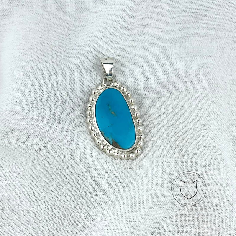 ​DIJE PLATA 925 Y TURQUESA DI0481M39