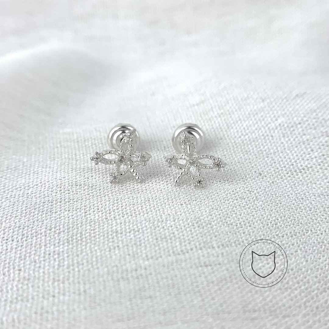 ARETES DE PLATA 925 Y CRISTALES AB0099L26