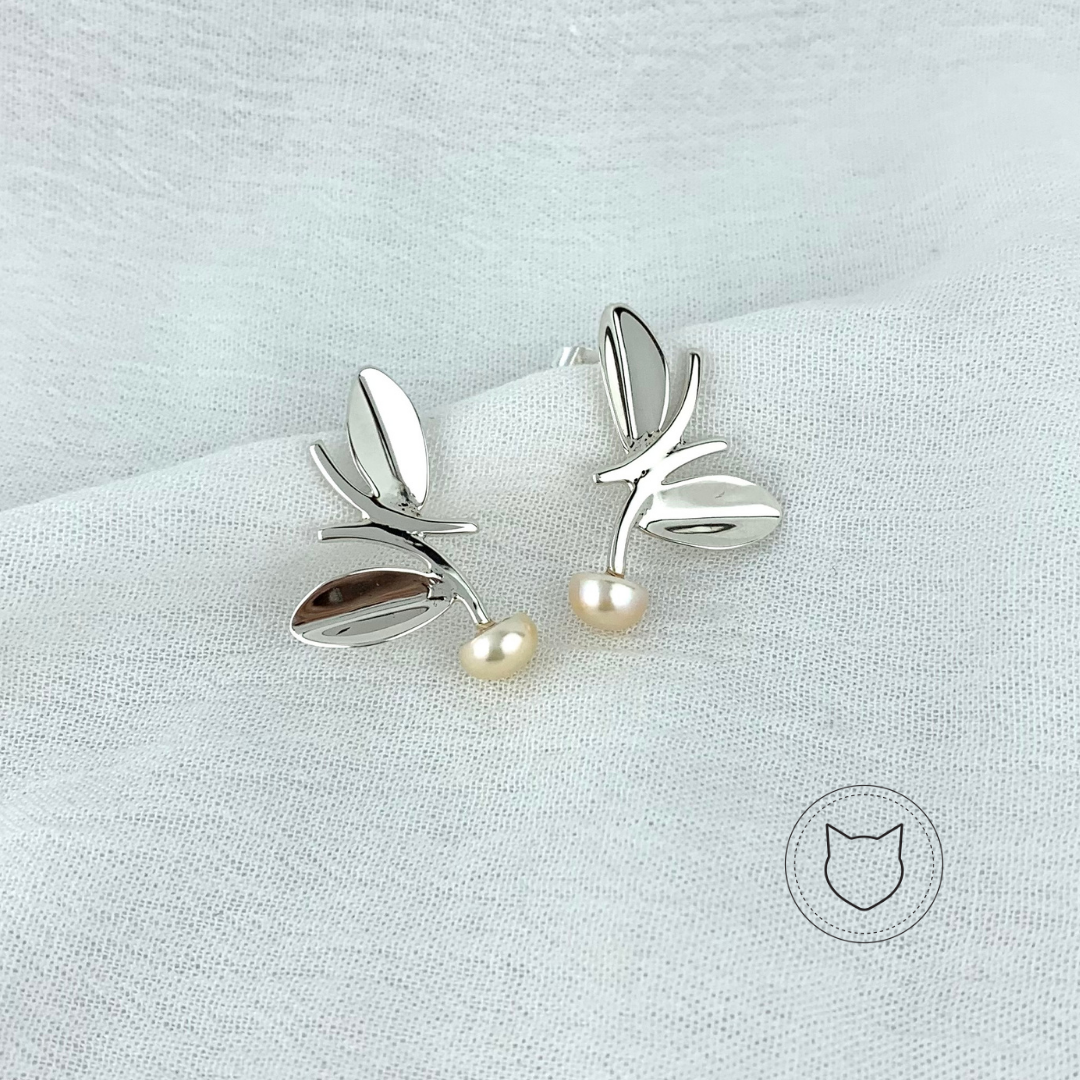 ​ARETES DE PLATA 925 Y PERLA CULTIVADA AR2067M38