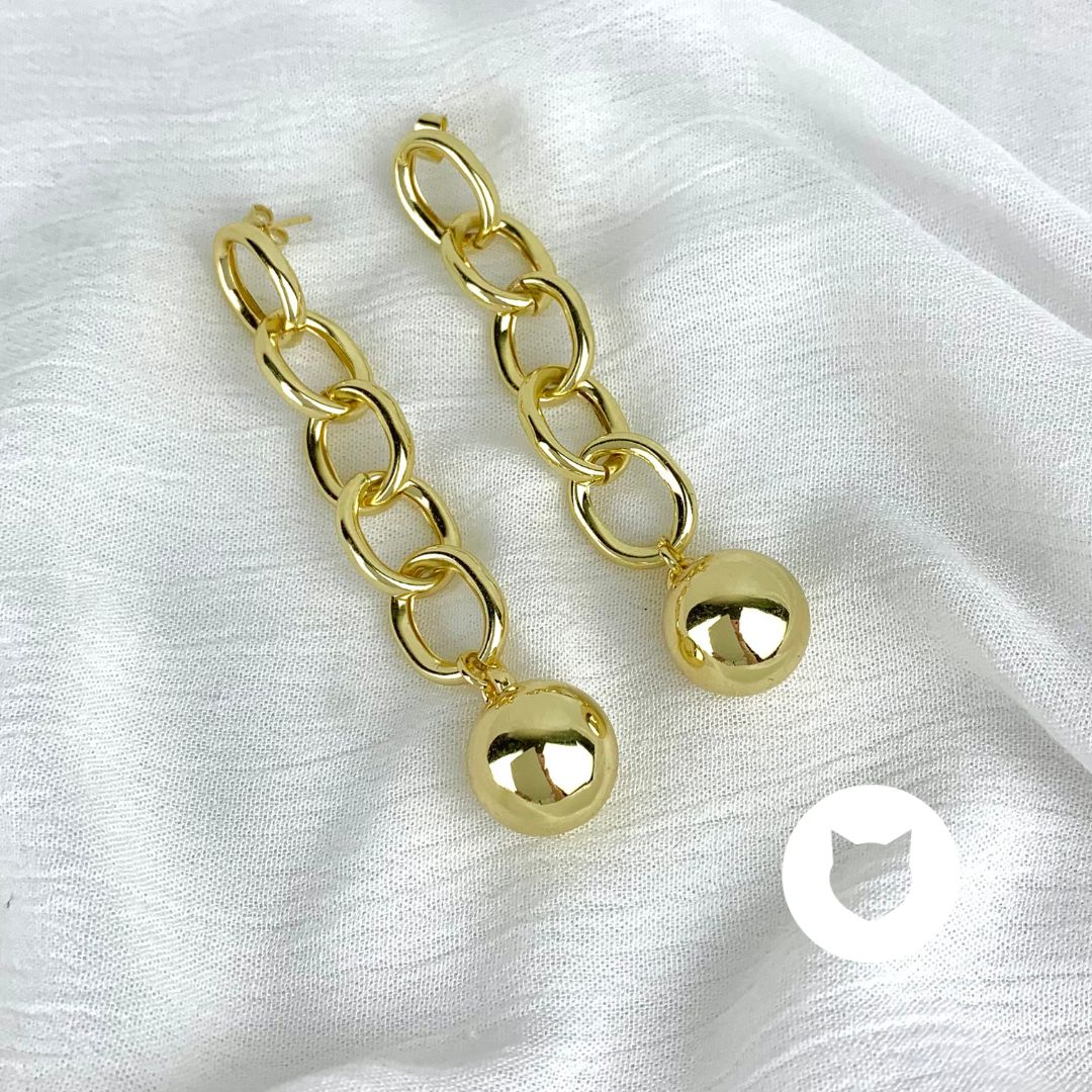 ARETES DE BAÑO DE ORO AR2513G32