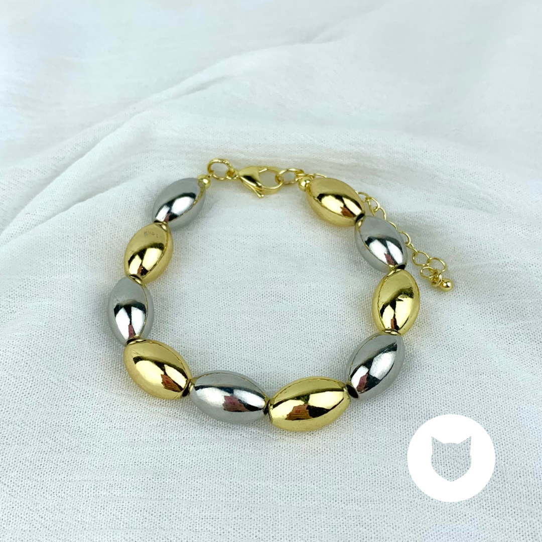PULSERA DE BAÑO DE ORO PU1607G33