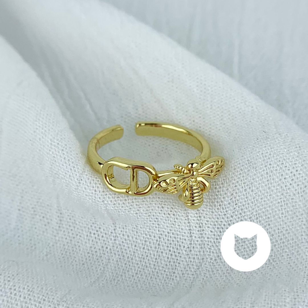 ANILLO DE BA�O DE ORO ABEJA AN3454G32