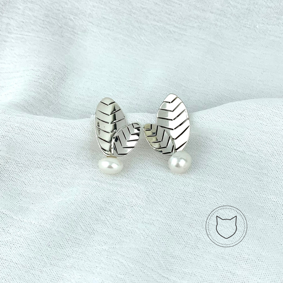 ​ARETES DE PLATA 925 Y PERLA CULTIVADA AR2058M39