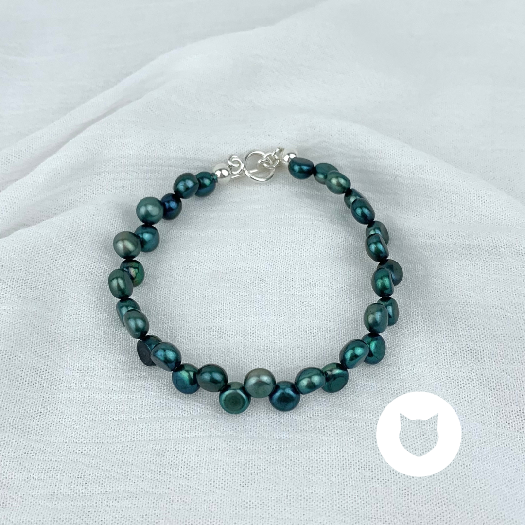 PULSERA DE PLATA 925 Y PERLA CULTIVADA PU1609F51