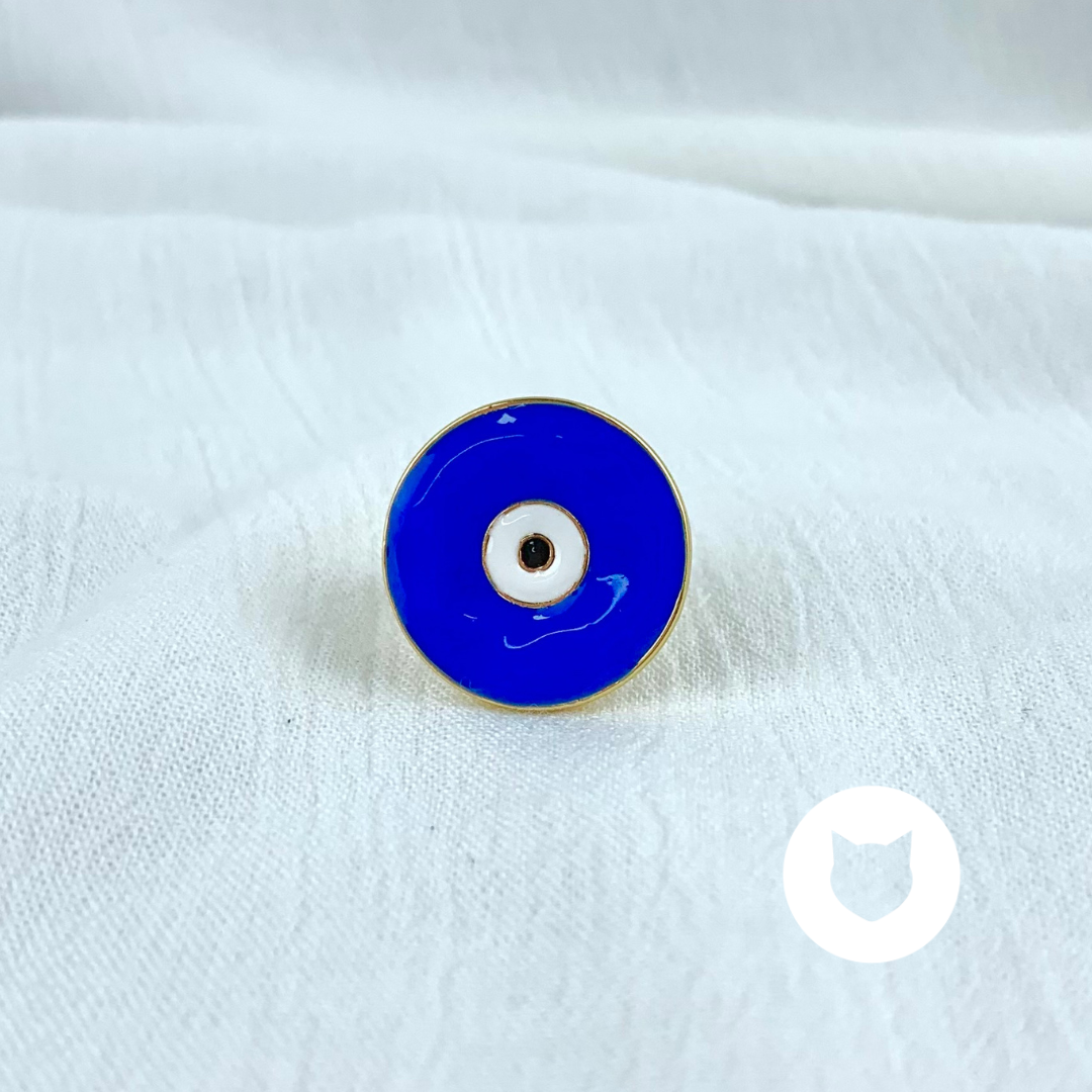 ANILLO DE BAÑO DE ORO OJO TURCO AN3424G36