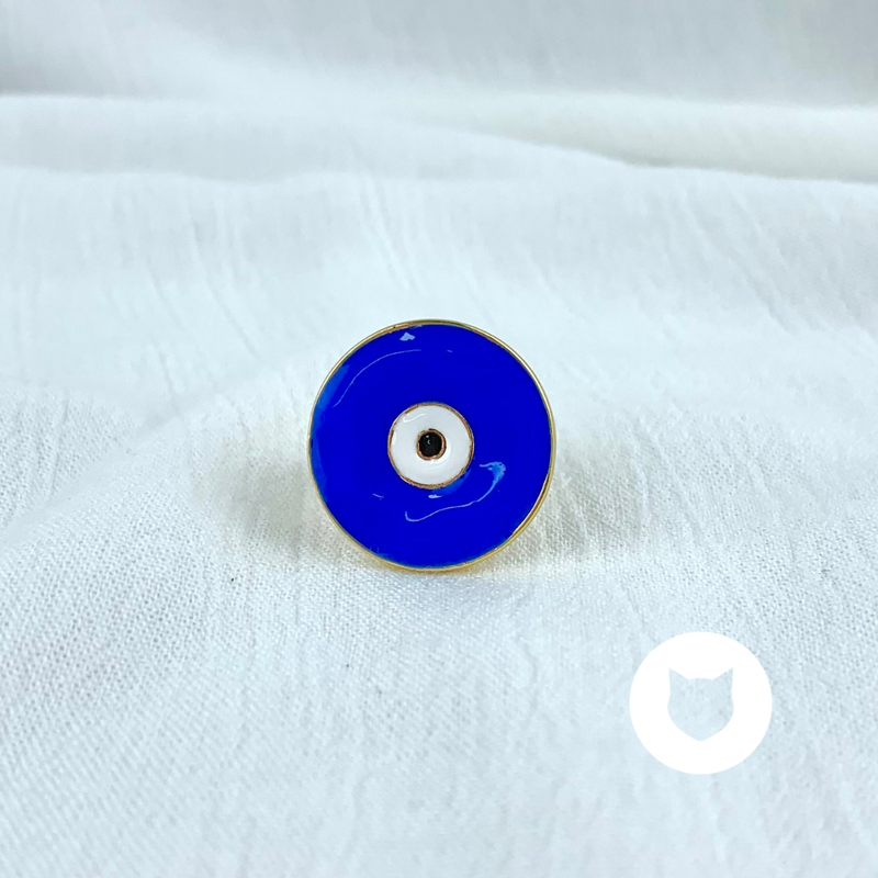 ANILLO DE BAÑO DE ORO OJO TURCO AN3424G36