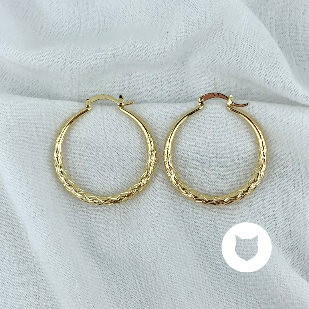 ARGOLLAS DE BAÑO DE ORO AG1577G81