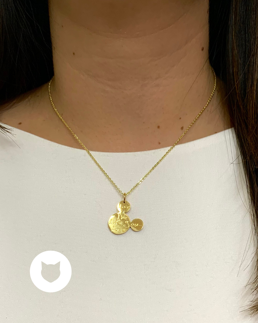 COLLAR DE BAÑO DE ORO Y ACERO INOXIDABLE CO1606G35