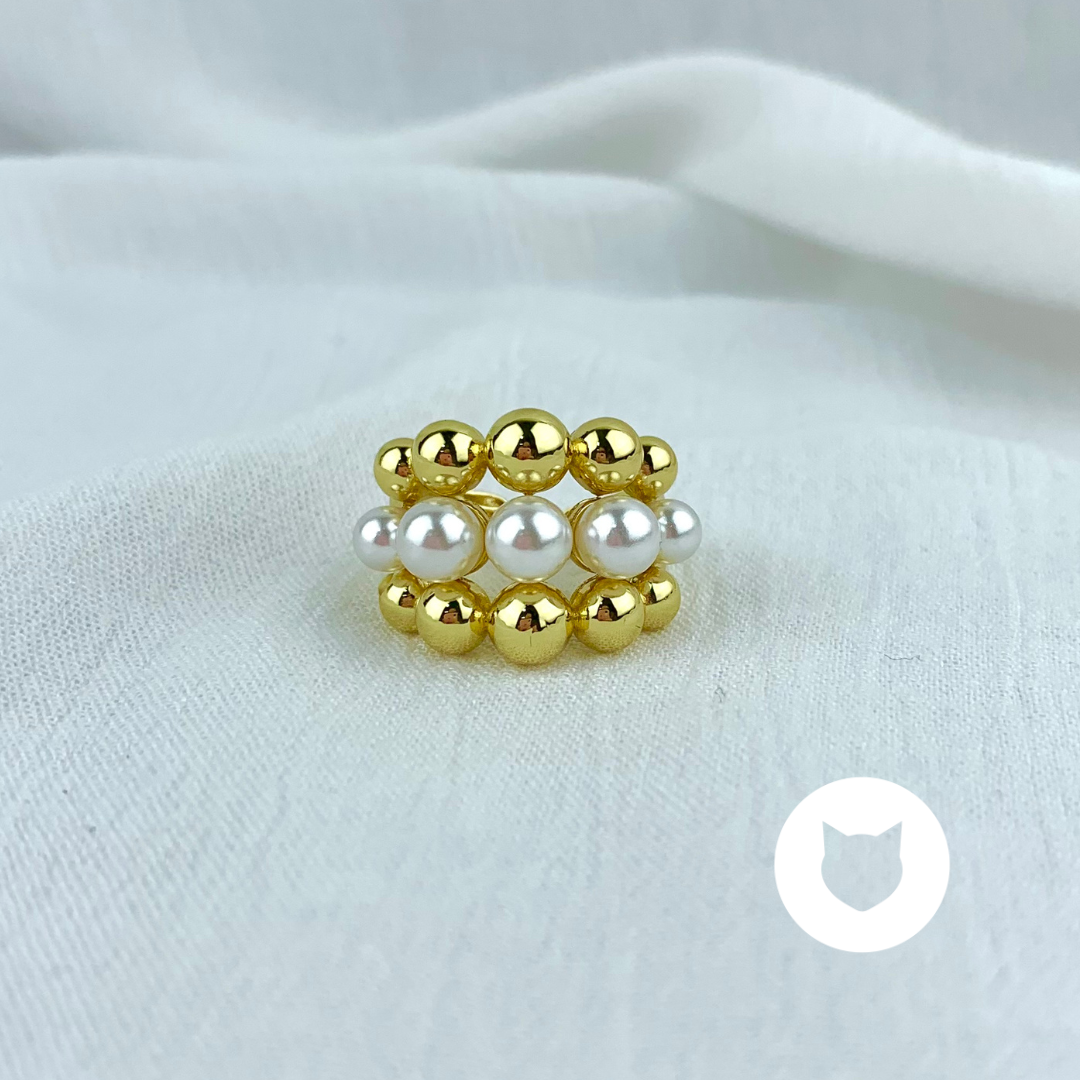 ANILLO DE BA�O DE ORO AN3415G42