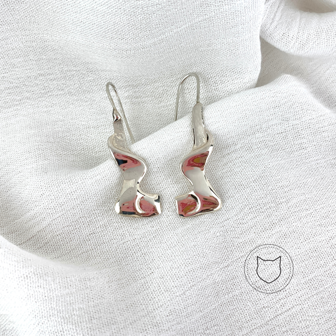 ARETES DE COLGAR DE PLATA 925 AR1613M38