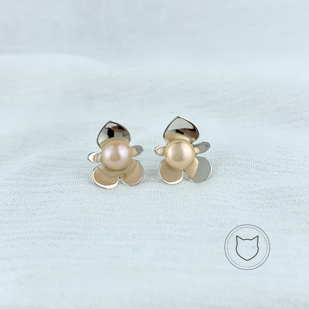 ​ARETES DE PLATA 925 Y PERLA CULTIVADA AR2064M38