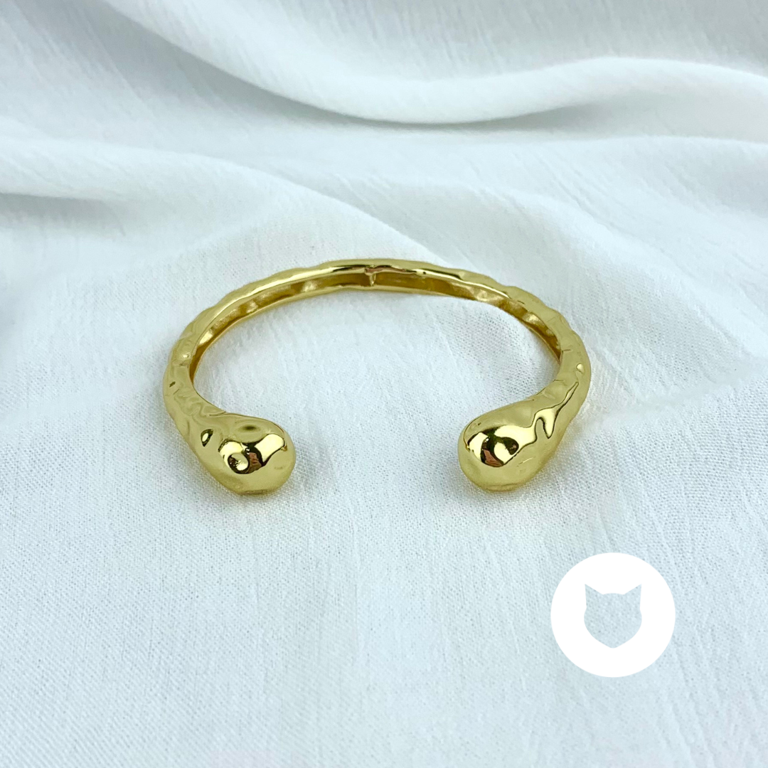 PULSERA DE BRONCE CON BAÑO DE ORO PU1664G29