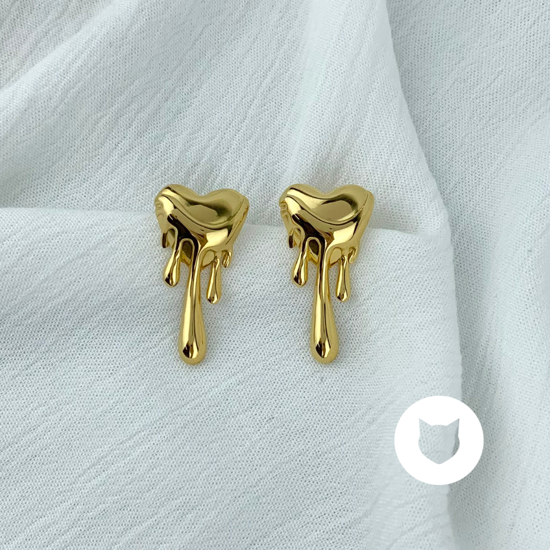 ​ARETES DE ACERO INOXIDABLE CORAZÓN AR2588G37