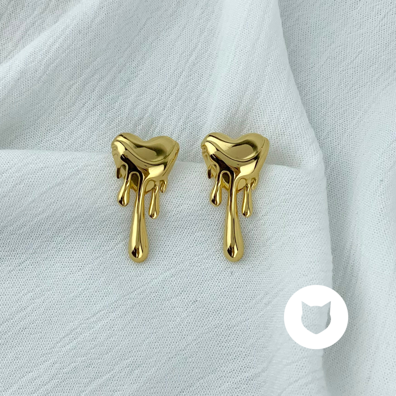 ​ARETES DE ACERO INOXIDABLE CORAZÓN AR2588G37