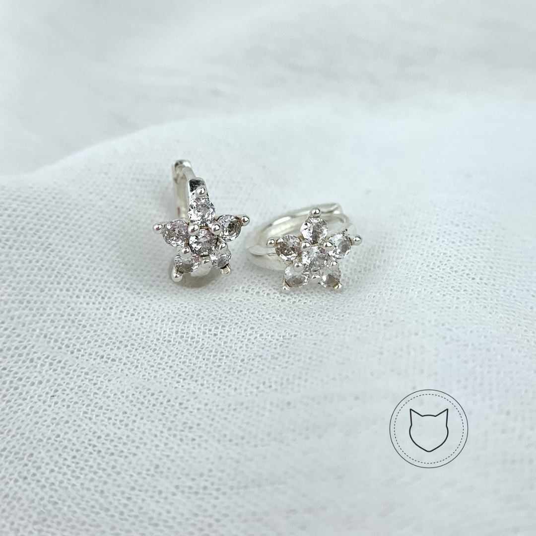 ARGOLLAS DE PLATA 925 Y CRISTALES AG1170L25