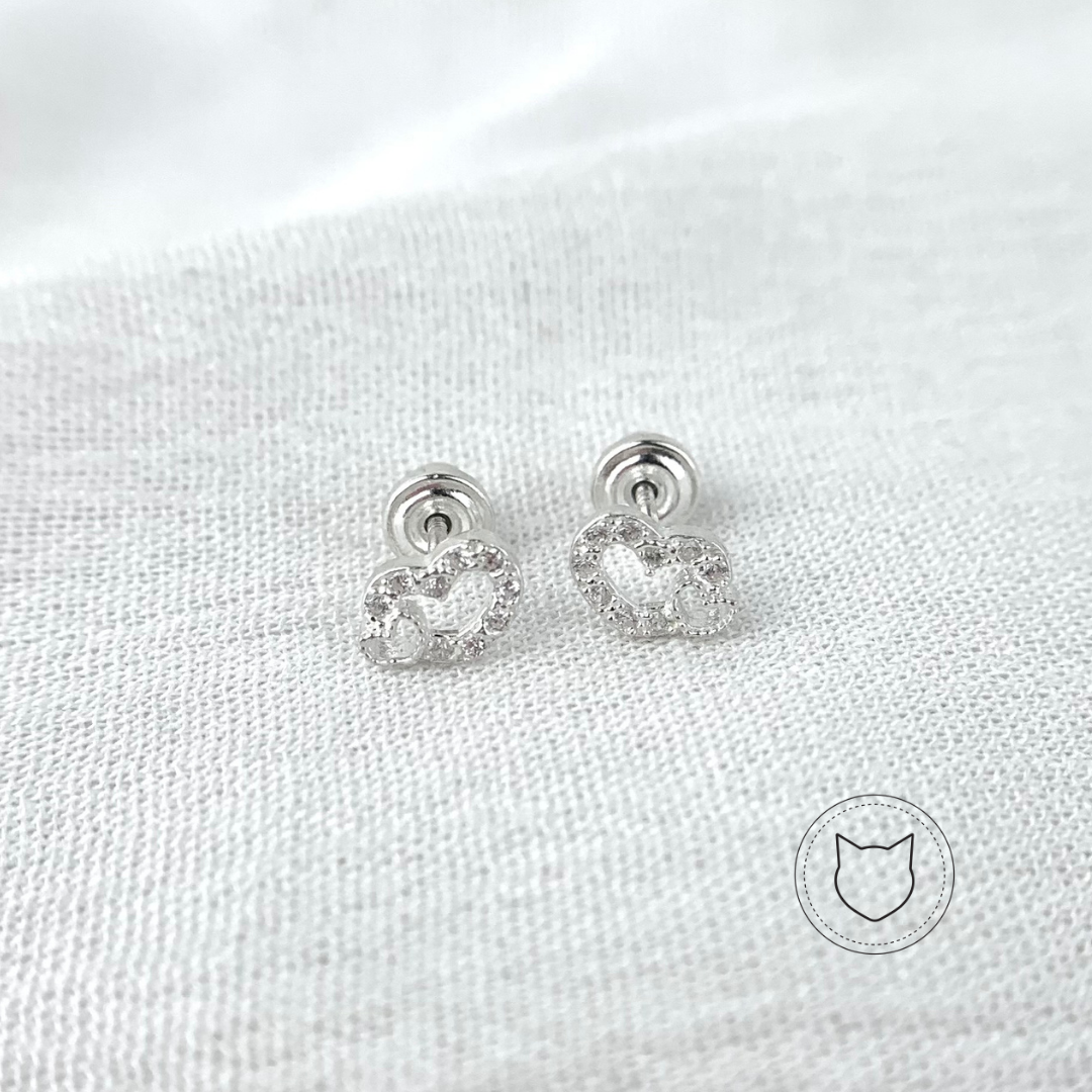 ARETES DE PLATA 925 Y CRISTALES AB0098L26