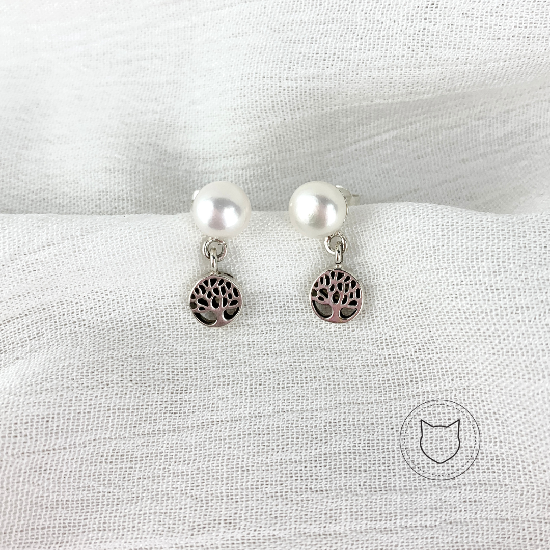 ARETE DE PLATA 925 Y PERLA CULTIVADA AR0907M37