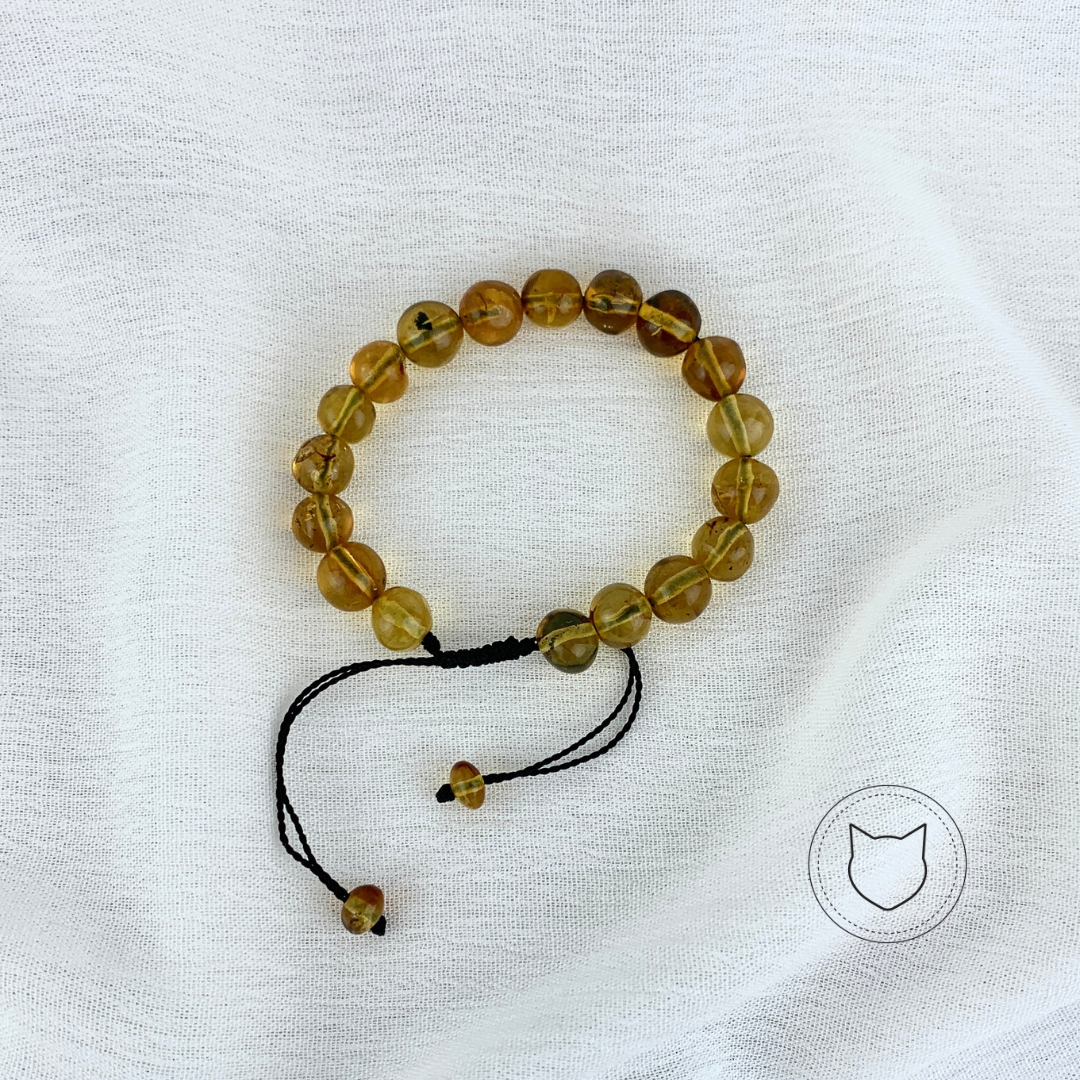 PULSERA AJUSTABLE DE ÁMBAR PU1120M35