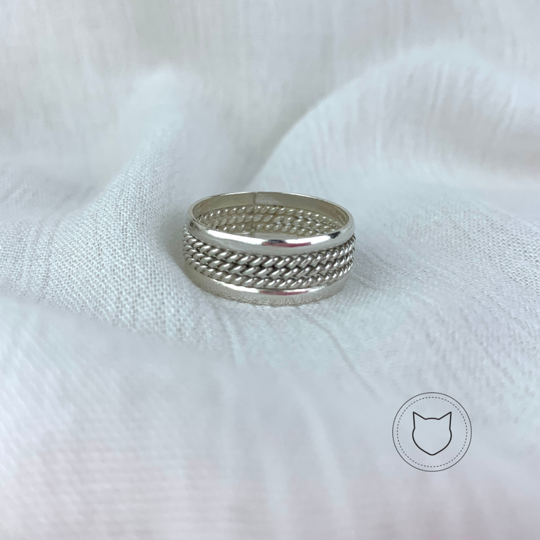 ANILLO DE PLATA 925 TALLA 7.5 AN1174M37