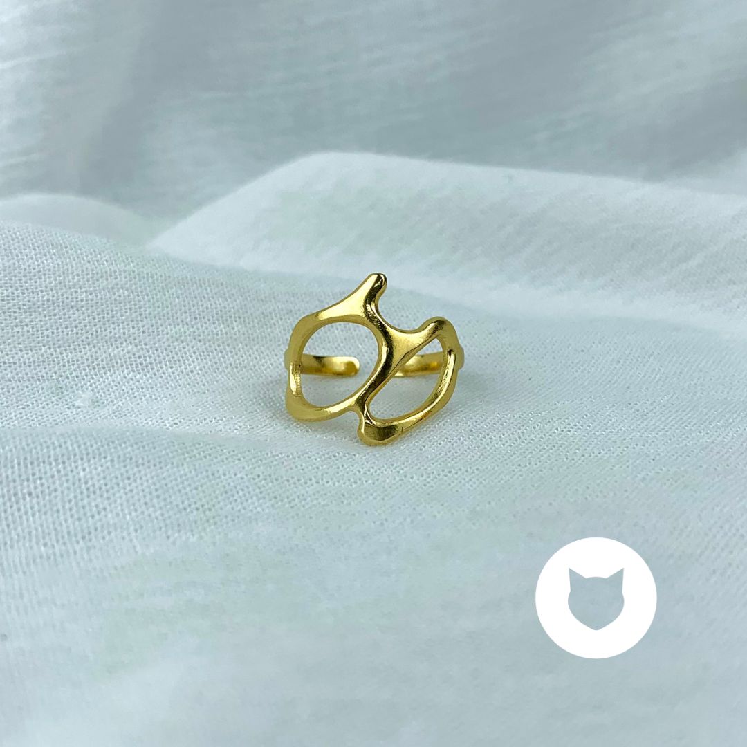 ANILLO DE BAÑO DE ORO TALLA AJUSTABLE AN3292G32