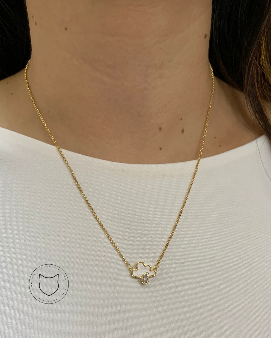 COLLAR DE BAÑO DE ORO Y CRISTAL CO1528G31