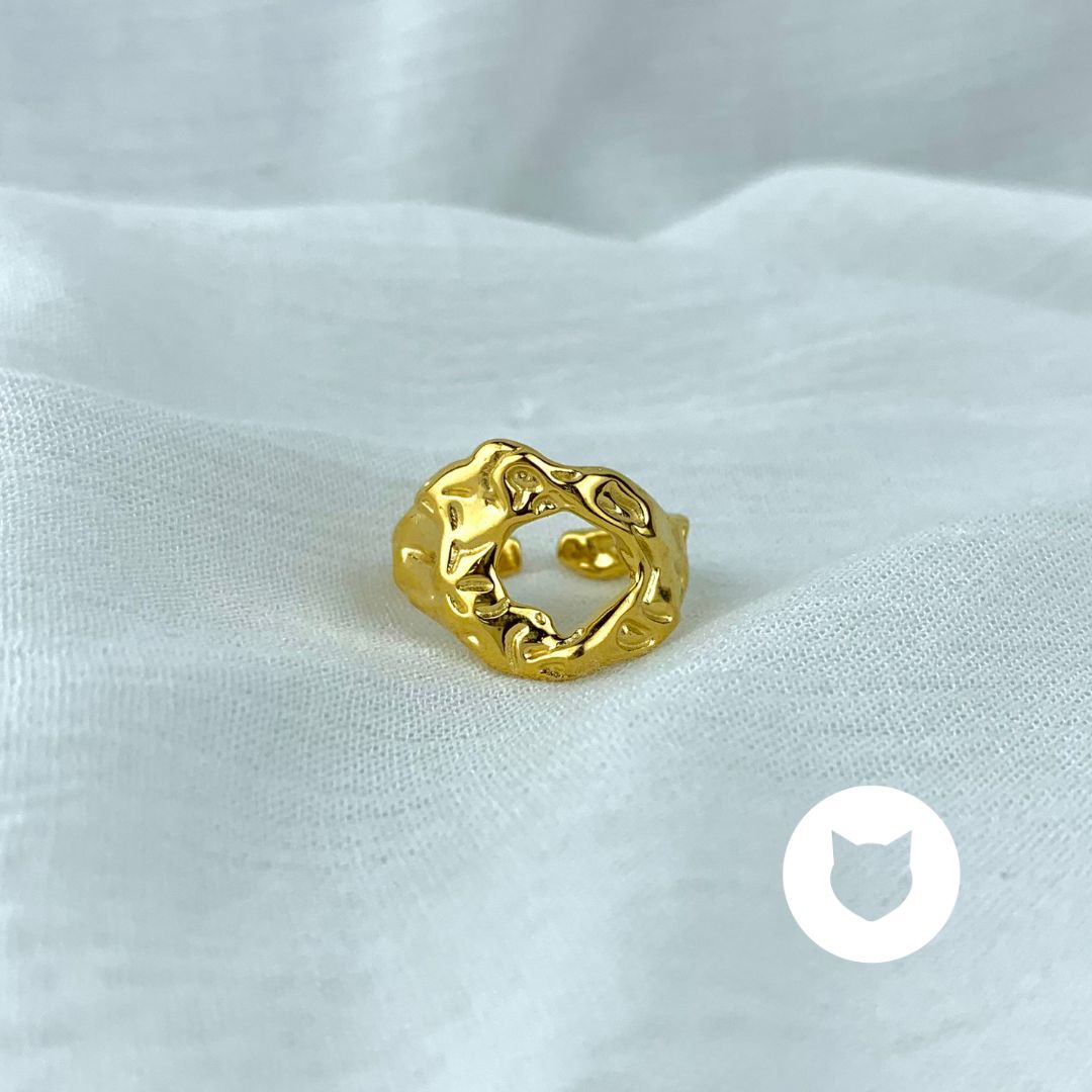 ANILLO DE ACERO INOXIDABLE TALLA AJUSTABLE AN3295G30