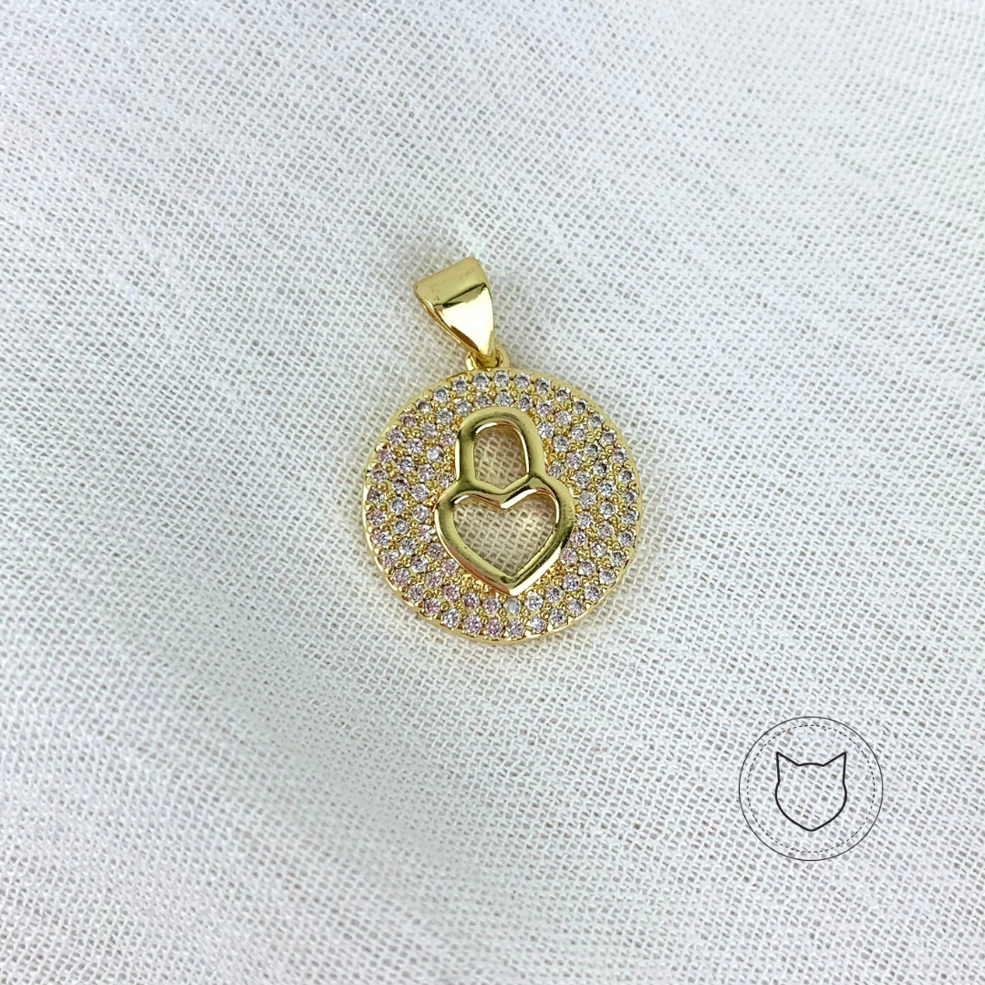 DIJE DE BAÑO DE ORO Y CRISTALES DI0484G30